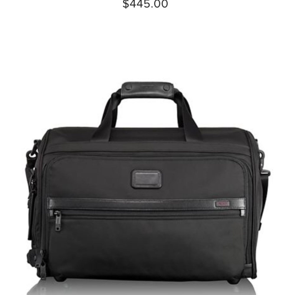 Tumi framed soft duffel. Open to offers!